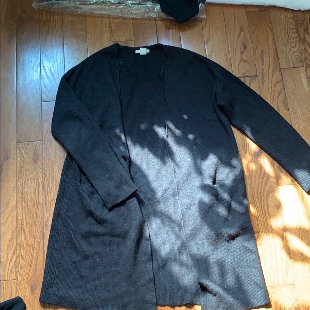 H&M BASICS long sleeve long sweater/cover up